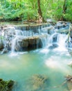 Water fall in spring season, at National Park Kanjanaburi