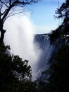 Water fall in Zambia Royalty Free Stock Photo