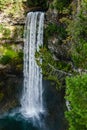 water falling down Brandywine Falls near Whistler British Columbia Canada