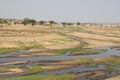 Beautifully view of ruaha river at ruaha national park Royalty Free Stock Photo