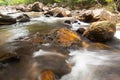 Water Falls Cascade on Tropical Forest Royalty Free Stock Photo