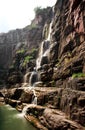 Water falls and cascades of Yun-Tai Mountain China