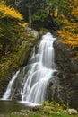 Water Falls surrounded by Autumn Color