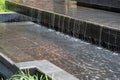 Water Feature Cascade as Part of Landscape Design