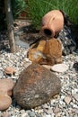 Water feature in an ornamental garden