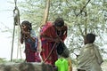 Water fetching Afar women in eastern Ethiopia