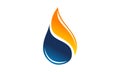 Water Fire Flame Gas Oil Royalty Free Stock Photo