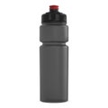 Water flask mockup. Plastic container for fitness