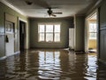 water flood in abandoned home