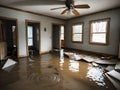 water flood in abandoned home