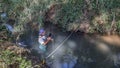Water flow measurements in yarkon river