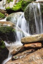 Water flow over Rocks Royalty Free Stock Photo