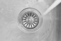 hole of kitchen sink Royalty Free Stock Photo