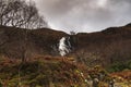 Moidart waterfall Royalty Free Stock Photo