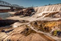 Llano River dam at Badu Park in Texas