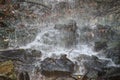 Water flowing over rocks Royalty Free Stock Photo