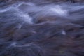 Water flowing over rocks. Long exposure. Abstract background Royalty Free Stock Photo