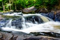 Water Flowing over Rocks Royalty Free Stock Photo