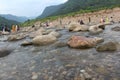 Water Flowing Over Smooth Stones Royalty Free Stock Photo