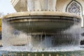 Water flowing in a water fountain Royalty Free Stock Photo