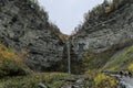 water flowing waterfall Taughannock Falls State Park (cascade, cayuga lake near ithaca, new york) finger lakes autumn