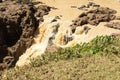 Water flows of Blue Nile falls