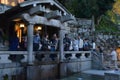 The water formed naturally from otowa waterfall