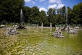 Water fountain - Bayreuth castle (Ermitage) Royalty Free Stock Photo