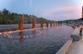 Water Fountain at the Branson Landing in downtown Missouri