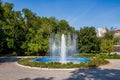 Fountain in Turnu Magurele Central Park