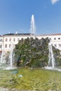 Water fountain closeup in Banska Bystrica, Slovakia.