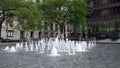 Water Fountain at Daley Plaza, Chicago, USA. Municipal Government Offices.