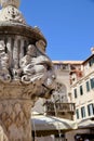 Water fountain dubrovnik Royalty Free Stock Photo