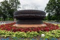 Water fountain in front of the Capitol on Washington DC - image Royalty Free Stock Photo