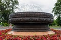 Water fountain in front of the Capitol on Washington DC - image Royalty Free Stock Photo