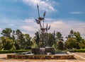 Water Fountain at Gateway Gardens in Greensboro, North Carolina