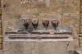 Water fountain in Grazalema, considered one of the most beautiful white villages in Spain Royalty Free Stock Photo