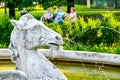 Water Fountain Horse Head Detail, Fontana dei Cavalli Alati, Vicenza Royalty Free Stock Photo