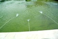 Water fountain lake in Pinjore Garden