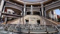 The water fountain at the main entrance to the new dcity mall in Ma\'ale Adumim