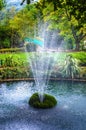 Water fountain at matlock bath