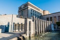 Water fountain at Mont des Arts, Brussels, Belgium Royalty Free Stock Photo