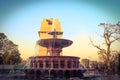 Water fountain near India Gate. India gate is a war memorial located in new delhi india