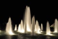 Water fountain night