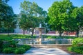 A Water Fountain in North Park Pittsburgh Pennsylvania