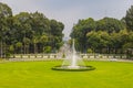 Water fountain at the park in front of the reunification palace