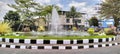 Water fountain park University at Purwokerto Royalty Free Stock Photo