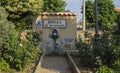 Water fountain for the pilgrims in Murias de Rechivaldo, along the Camino de Santiago, Spain. Royalty Free Stock Photo