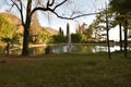 Water fountain in Primorskiy Park  Old Gagra  Republic of Abkhazia Royalty Free Stock Photo