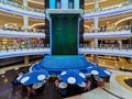 Water fountain in Tawar mall in Doha Qatar. Beautiful mall in Qatar Royalty Free Stock Photo